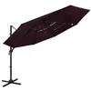 Image de vidaXL Parasol de Jardin à 4 Niveaux avec Mât en Aluminium, Pare-soleil de Patio, Abri de Soleil, Parasol de Plage Terrasse, 313832