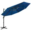 Image de vidaXL Parasol de Jardin à 4 Niveaux avec Mât en Aluminium, Pare-soleil de Patio, Abri de Soleil, Parasol de Plage Terrasse, 313835