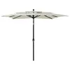 Image de vidaXL Parasol de Jardin à 3 niveaux avec Mât en Aluminium, Pare-soleil de Patio, Abri de Soleil, Parasol de Plage Terrasse, 313836