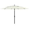 Image de vidaXL Parasol de Jardin à 3 niveaux avec Mât en Aluminium, Pare-soleil de Patio, Abri de Soleil, Parasol de Plage Terrasse, 313876