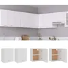 Image de vidaXL Hangkasten Lyon 2 st 50x31x60 cm bewerkt hout wit805078