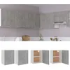 Image de vidaXL Hangkasten Lyon 2 st 50x31x60 cm bewerkt hout betongrijs805082