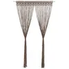 Image de vidaXL Gordijn macramé 140x240 cm katoen taupe323981