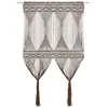 Image de vidaXL Rideau en macramé Taupe 140x240 cm Coton