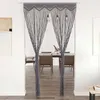 Image de vidaXL Rideau en macramé, Anthracite, 140x240 cm Coton
