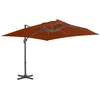 Image de vidaXL Parasol de Jardin en Porte-à-faux avec Mât en Aluminium, Pare-soleil de Patio, Abri de Soleil, Parasol de Terrasse 312316