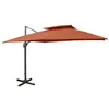 Image de Parasol deporte toile en polyester GENERIQUE carre 300 x 300 mat en aluminium