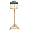 Image de vidaXL Mangeoire à oiseaux sur pied Bois de sapin 33x106 cm