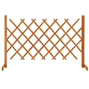 Image de vidaXL Tuinlatwerk 120x90 cm massief vurenhout oranje314824