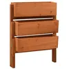 Image de vidaXL Jardinière pliable de jardin Orange 60x14x75 cm Bois de sapin
