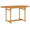 Image de Table de jardin 150x90x75 cm Bois de teck massif