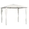 Image de vidaXL Prieel met paalhoezen 160 g/m² 3x3x2,6 m cràmekleurig313605