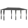 Image de vidaXL Prieel met paalhoezen 160 g/m² 2,98x5,3x2,59 m antracietkleurig313619