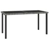 Image de Table a manger fixe sans tiroir rectangulaire en verre L 140 cm