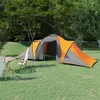 Image de Tente de camping pour 6 personnes gris et orange
