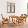Image de vidaXL 5-delige Tuinset massief acaciahout3057844