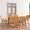 Image de vidaXL 7-delige Tuinset massief acaciahout3057845