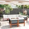 Image de Salon de jardin vidaxl bois 10 personnes 10 pieces