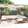 Image de Salon de jardin vidaxl bois 11 personnes 11 pieces