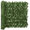 Image de vidaXL Balkonscherm met donkergroene bladeren 500x75 cm315485