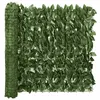 Image de vidaXL Balkonscherm met donkergroene bladeren 600x75 cm315486