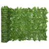 Image de vidaXL Balkonscherm met groene bladeren 300x75 cm315495