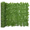 Image de Écran de balcon avec feuilles vert 600x100 cm