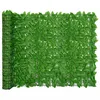 Image de vidaXL Balkonscherm met groene bladeren 600x150 cm315506
