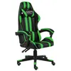 Image de Fauteuil de jeux vidéo Noir et vert Similicuir