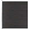 Image de vidaXL Schuttingpaneel 175x186 cm HKC zwart148973