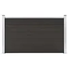 Image de vidaXL Schuttingpaneel 180x105 cm HKC zwart148975