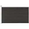 Image de vidaXL Schuttingpaneel 175x105 cm HKC zwart148976