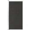 Image de vidaXL Schuttingpaneel 95x186 cm HKC zwart148979