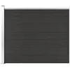 Image de vidaXL Schuttingpaneel 175x146 cm HKC zwart148985