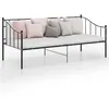 Image de Canape convertible vidaxl gris 95 x 200 x 89.5 cm