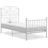 Image de vidaXL Bedframe metaal wit 90x200 cm324842