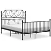 Image de vidaXL Bedframe metaal zwart 160x200 cm324853
