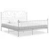Image de vidaXL Bedframe metaal wit 200x200 cm324860