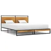 Image de Cadre de lit sans matelas métal 160x200 cm