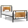 Image de Cadre de lit sans matelas métal 90x200 cm