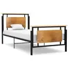 Image de vidaXL Bedframe metaal 100x200 cm324870