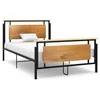Image de Cadre de lit sans matelas métal 120x200 cm