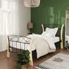 Image de vidaXL Bedframe metaal zwart 90x200 cm324883
