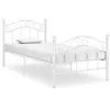 Image de vidaXL Bedframe metaal wit 100x200 cm324992