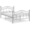 Image de vidaXL Bedframe metaal grijs 120x200 cm324996