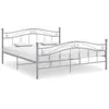 Image de Lit vidaxl 209 x 167 x 92.5 cm en metal pour 2 personnes de couleur