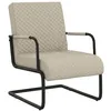 Image de vidaXL Stoel similicuir gris clair