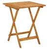 Image de Table pliable de jardin 60x60x75 cm Bois d acacia solide