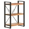 Image de Bibliothèque à 3 niveaux 60x30x80 cm Bois d acacia massif