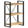 Image de Bibliothèque à 3 niveaux 60x30x80 cm Bois de manguier massif
